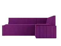Диван угловой кухонный Вермут Левый 193 Фиолет