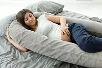 Фото №3 Подушка для беременных U-образная Серый мкв
