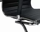 Фото №4 Офисное кресло для посетителей DOBRIN CODY черный хромированная сталь LMR-102N