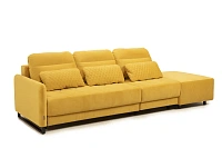 Фото №5 Модульный диван Милфорд 1.7 75 нубук LAMB mustard
