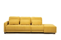 Фото №3 Модульный диван Милфорд 1.7 75 нубук LAMB mustard